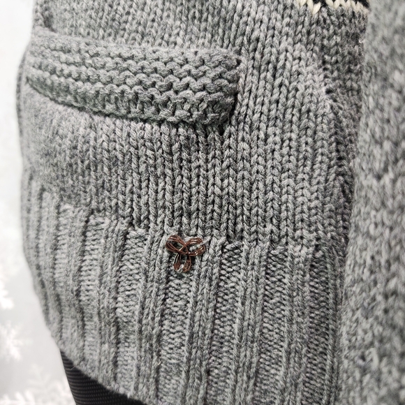 Aritzia TNA 'What I Love' Lambswool Shawl Neck Sweater Full-Zip Cardigan (S) - Picture 10 of 16